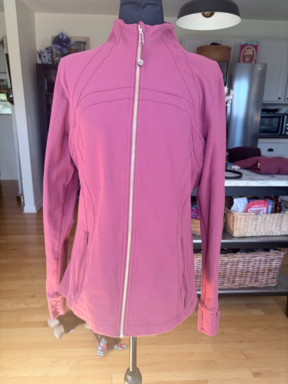 lululemon athletica Wine Pink Full-Zip Utility Jacket